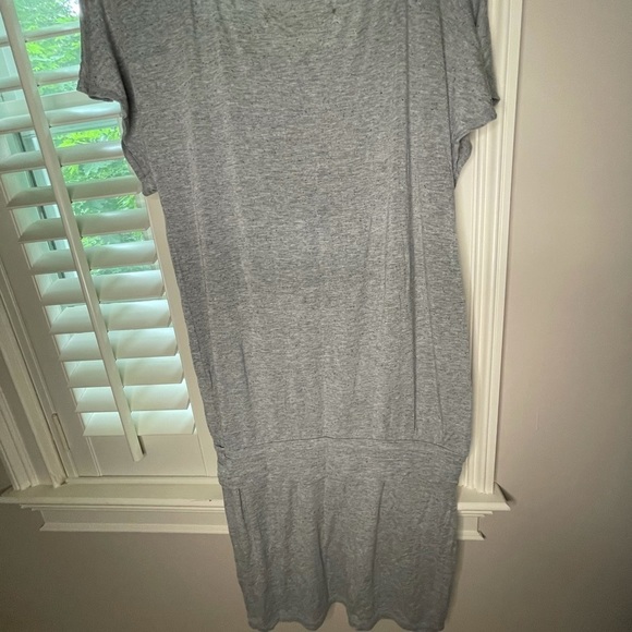 Max Studio Drop Waist Grey Dress - Picture 5 of 12